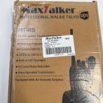 MaxTalker Professional Walkie Talkies Two Way Radios MT-8S Vol 3.7V Set Of 2