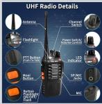 Radios Walkie Talkies Long Range: MaxTalker MT-8S Walkie Talkie  - 8 units