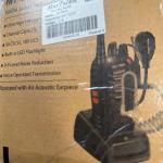 MaxTalker Professional Walkie Talkies Two Way Radios MT-8S Vol 3.7V Set Of 2