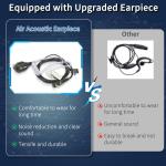 Rechargeable Walkie Talkies Long Range MaxTalker MT-8S Walkie Talkie with Ear...