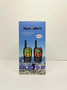 2 Pack MaxTalker Walkie Talkies for Adults,Rechargeable Walkie Talkies