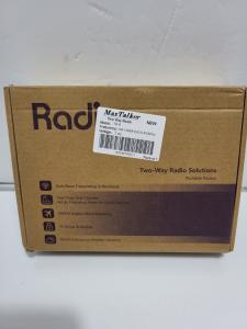 MaxTalker TK6 Handheld Long Range Ham NOAA Radio Walkie Talkie Rechargeable