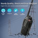 Rechargeable Walkie Talkies Long Range MaxTalker MT-8S Walkie Talkie with Ear...