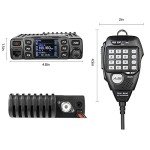 AnyTone AT-778UVII Transceiver Mobile Radio Dual Band 25W VHF/UHF VOX Vehicle Car Radio w/Cable