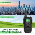 MaxTalker Walkie Talkies Long Range for Adult MT10 Rechargeable Walkie Talkie...