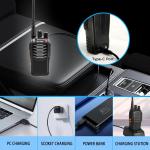 Rechargeable Walkie Talkies Long Range: MaxTalker MT-8S Walkie Talkies with Earp