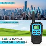 Walkie Talkies Long Range for Adults, Rechargeable Walkie Talkies 6 Pack with...