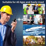 Rechargeable Walkie Talkies Long Range: MaxTalker MT-8S Walkie Talkies with Earp