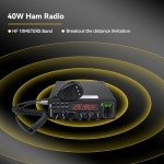 Retevis Ailunce HS4 10 Meter Radio, High Power SSB Ham Radio, CW/SSB/AM/FM/PA Mode, Noise Reduction, Dual Watch, SWR Protection, Amateur Mobile Transceiver for Home Base Station, Emergency Response