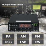 Retevis Ailunce HS4 10 Meter Radio, High Power SSB Ham Radio, CW/SSB/AM/FM/PA Mode, Noise Reduction, Dual Watch, SWR Protection, Amateur Mobile Transceiver for Home Base Station, Emergency Response