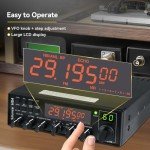 Retevis Ailunce HS4 10 Meter Radio, High Power SSB Ham Radio, CW/SSB/AM/FM/PA Mode, Noise Reduction, Dual Watch, SWR Protection, Amateur Mobile Transceiver for Home Base Station, Emergency Response