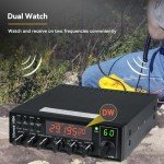 Retevis Ailunce HS4 10 Meter Radio, High Power SSB Ham Radio, CW/SSB/AM/FM/PA Mode, Noise Reduction, Dual Watch, SWR Protection, Amateur Mobile Transceiver for Home Base Station, Emergency Response