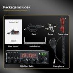 Retevis Ailunce HS4 10 Meter Radio, High Power SSB Ham Radio, CW/SSB/AM/FM/PA Mode, Noise Reduction, Dual Watch, SWR Protection, Amateur Mobile Transceiver for Home Base Station, Emergency Response