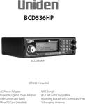 Uniden BCD536HP HomePatrol Series Digital Phase 2 Base/Mobile Scanner with HPDB and Wi-Fi. Simple Programming, TrunkTracker V, S.A.M.E. Emergency/Weather Alert. Covers USA and Canada.