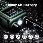Digital Handheld Radio Scanner Fire Police VHF FM EMS Ham 2 Way Transceiver Dual