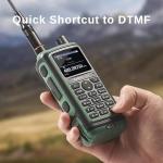 Digital Handheld Radio Scanner Fire Police VHF FM EMS Ham 2 Way Transceiver Dual