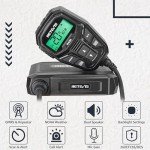 Retevis RA86 GMRS Mobile Radio, Dual Speakers NOAA High Power Transceiver, RA86 Long Range Mobile Radio (1 Pack) with Handheld RB17P Walkie Talkies (2 Packs), GMRS Communicate Kit for Jeeps