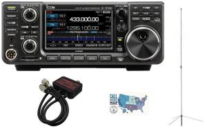 Icom IC-9700 Transceiver with Diamond Tri-Band Antenna & Comet Triplexer