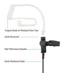 abcGoodefg 3'2-Wire Acoustic Tube Surveillance Earpiece Headset Mic Compatible with Motorola Radios HT1000, JT1000, MT2000, GP900, GP9000, MTS2000, MT6000, MTX838, MTX900, MTX1000, MTX8000