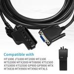 RKN4035 Programming Cable for Motorola XTS3500 HT1000 JT1000 MT2000 MT2100 MTS2000 MTX2000 MTX8000 XTS3000 GP900 GP9000 XTS1500 XTS3000 MTX838 MTX9000 MTX960 Radi