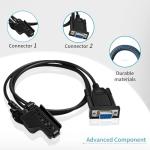 RKN4035 Programming Cable for Motorola XTS3500 HT1000 JT1000 MT2000 MT2100 MTS2000 MTX2000 MTX8000 XTS3000 GP900 GP9000 XTS1500 XTS3000 MTX838 MTX9000 MTX960 Radi