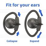 Arrowmax AEH2000-M7 D-Shape Earhanger Earphone for Motorola HT-1000 MTX838 MTS-2000 XTS-1500 XTS-2000 XTS-2500