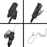 5PCS 2-wire Earpiece Compatible with MTX838 MTX1000 MTX8000 MTX9000 Radio