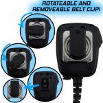 Speaker Microphone for Motorola GP900 GP9000 JT1000 HT1000 MT1500 MT2000 MTX838