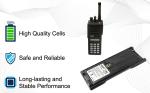 HQRP Battery for Motorola NTN7143 NTN7144 MTX9000 MTX838 GP2013 GP2010 HT6000