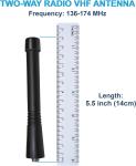 HQRP VHF Antenna for Motorola DP3400 DP3401 DP3600 DP3601 MTX800 MTX838 MTX8000