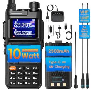 Baofeng UV-26 10W Multi Band Long Range Handheld Ham Radio Walkie Talkie Pack