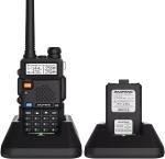 Digital Handheld Radio Scanner Fire Police VHF FM EMS Ham 2 Way Transceiver Dual