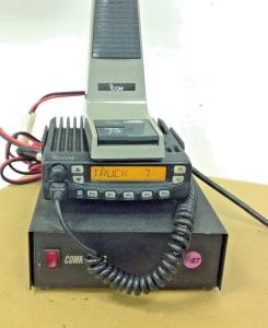 ICOM Base Station, IC-F620-2, 440-490MHz, 25W, w Desktop Mic, COMM Power Supply