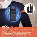 Radios Walkie Talkies Long Range: MaxTalker MT1 Portable FRS Two Way Radios Long Range with Earpiece VOX License-Free Rechargeable Walkie Talkies for Adults School Restaurant Business Hiking, 12 Pack