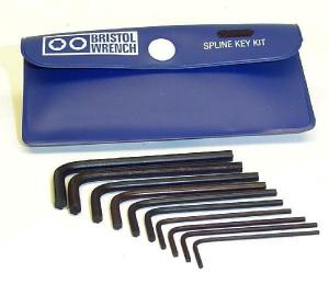 GENIUNE USA MADE 10 PIECE BRISTOL WRENCH SET FOR COLLINS & HALLICRAFTERS AMPS