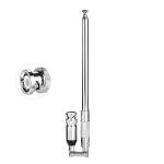 Bingfu 20-1300MHz Police Scanner Antenna 8 Section Telescopic BNC Male Compatible with Uniden Bearcat Whistler Radio Scanner Cobra Midland Portable Ham CB Radio