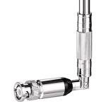 Bingfu 20-1300MHz Police Scanner Antenna 8 Section Telescopic BNC Male Compatible with Uniden Bearcat Whistler Radio Scanner Cobra Midland Portable Ham CB Radio