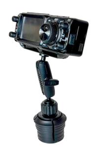 Lido Yaesu FTX-1 Icom IC-705 IC-706 IC-7000 IC-2820 ID-4100 or IC-7100 Heavy Duty Cup Holder Mount