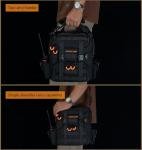 PQIQP WINDCAMP 705 Radio Handbag for ICOM IC-705 Field Pack Compatible with LC-192 GO box Carry Bag Shoulder Bag