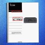ICOM IC-PW2 Amplifier Instruction Manual - DOUBLE WIRE BINDING - STURDY COVERS