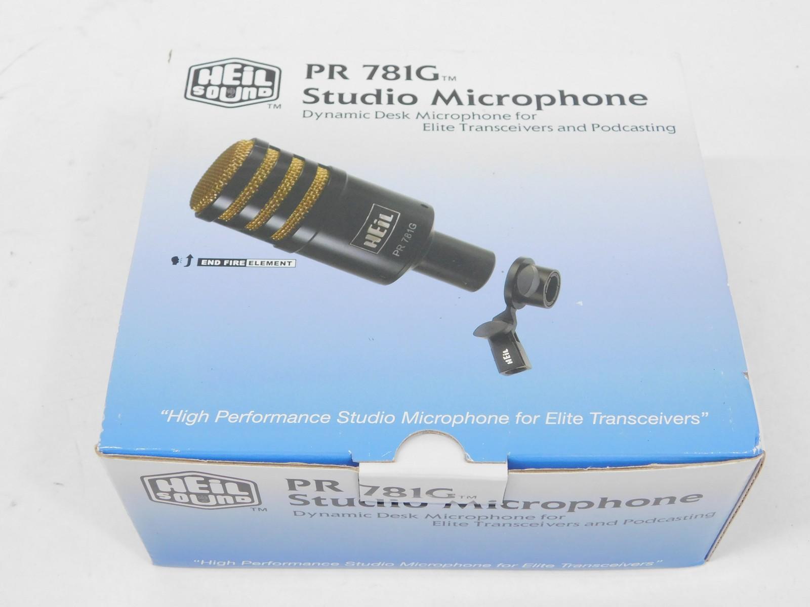 Heil Sound PR-781G 781 Ham Radio Studio Microphone + Box (excellent)