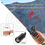 Digital Handheld Radio Scanner Fire Police VHF FM EMS Ham 2 Way Transceiver Dual