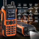 Digital Handheld Radio Scanner Fire Police VHF FM EMS Ham 2 Way Transceiver Dual
