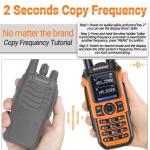 Digital Handheld Radio Scanner Fire Police VHF FM EMS Ham 2 Way Transceiver Dual