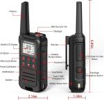 Baofeng F22 Long Range Two-Way FRS Ham Radio Walkie Talkie 22CH VOX - 2 Pack