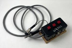 Homegrown microphone switch to use with Heil Mic Ham Radio Tech From Estate Sale