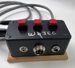 Homegrown microphone switch to use with Heil Mic Ham Radio Tech From Estate Sale