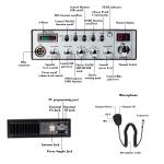 AnyTone ARES II 10 Meter Radio for Truck with CTCSS/DCS, Power output Max FM 40W