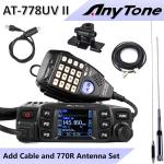 AnyTone AT-778UV II Dual Band Mobile Radio 25W VOX with Programming Cable