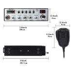 AnyTone ARES II 10 Meter Radio for Truck with CTCSS/DCS, Power output Max FM 40W